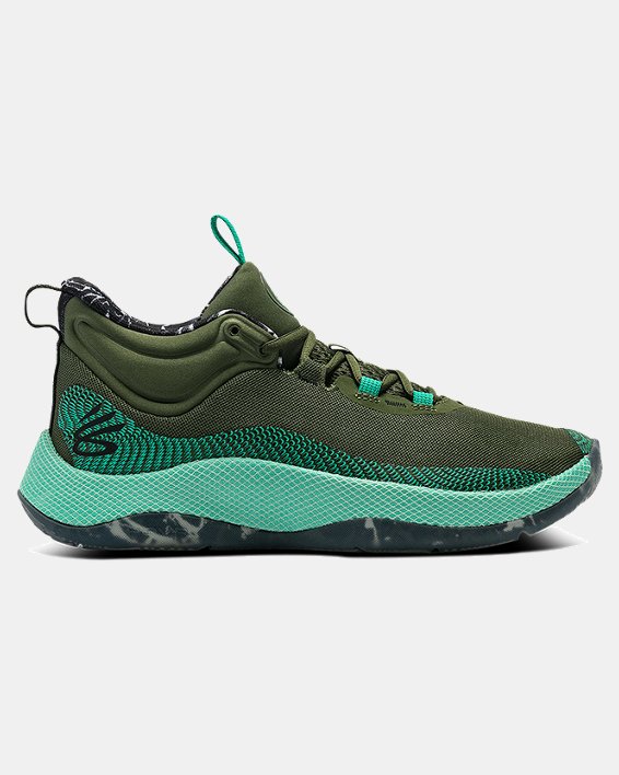 Unisex Curry HOVR™ Splash Basketball Shoes, Green, pdpMainDesktop image number 0